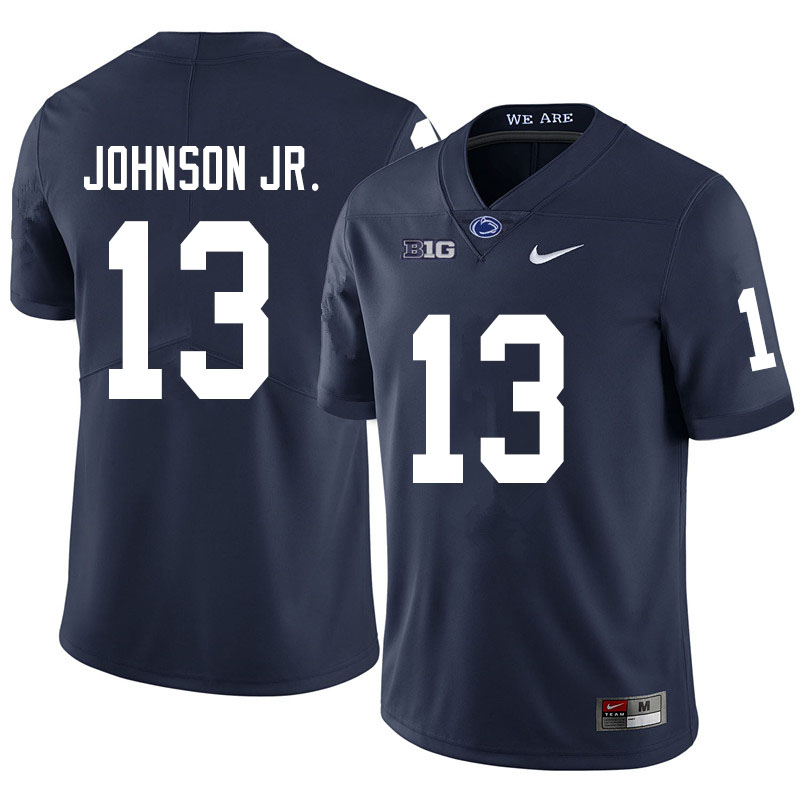 Men #13 Michael Johnson Jr. Penn State Nittany Lions College Football Jerseys Sale-Navy